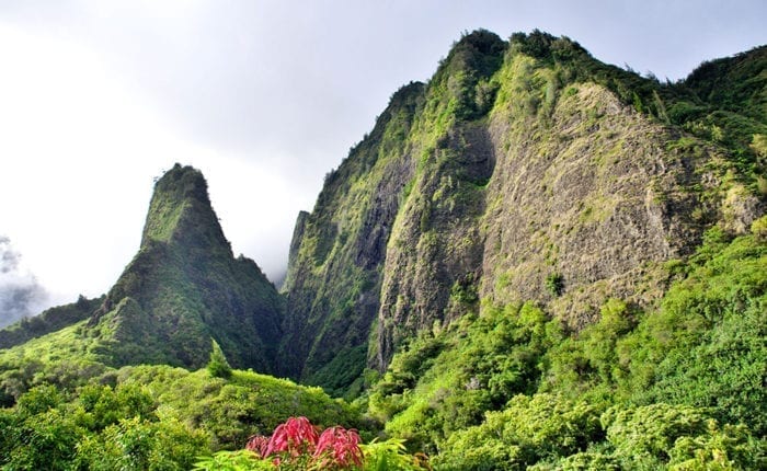 Maui Iao Valley with view of iao needle