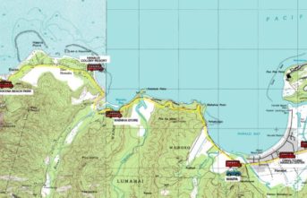 kauai north shore shuttle route map - polynesian adventure activities